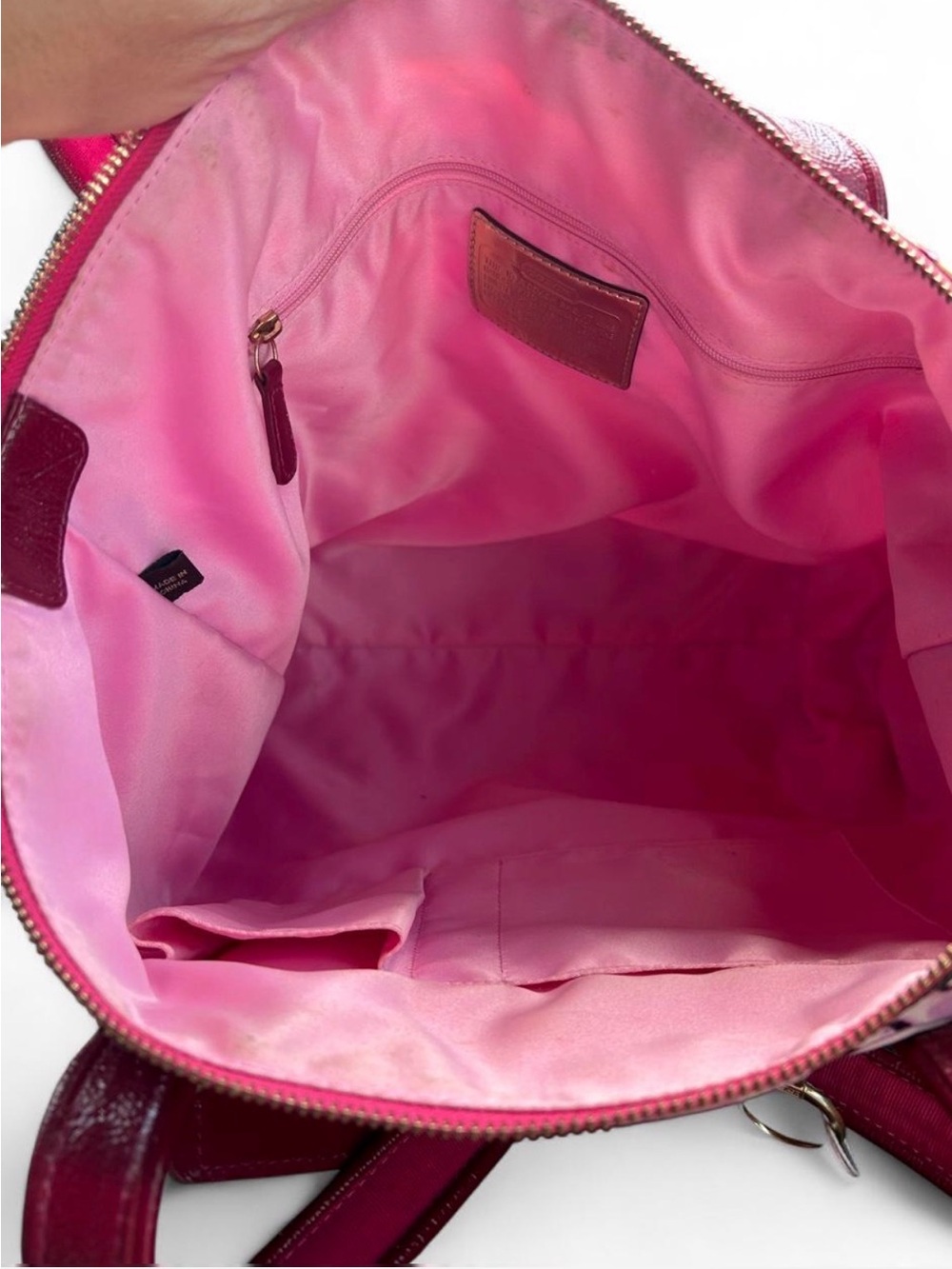Y2K Coach PINK GRAFFITI GLAM Tote Bag Purse 14987 - Picture 5 of 6